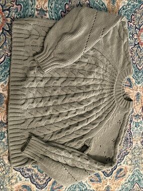 SO Soft Chunky Knit Sweater in Light Gray